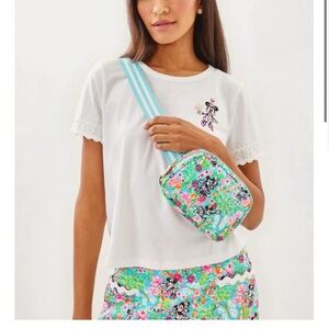 Lilly Pulitzer Lilly loves Disney Jeanie Belt Bag nwt Mickey Mouse Minnie Mouse